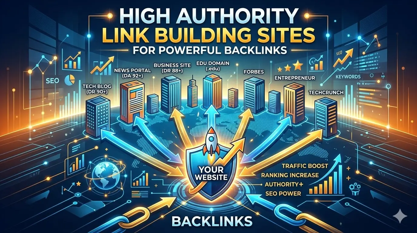 High Authority Link Building Sites for Powerful Backlinks