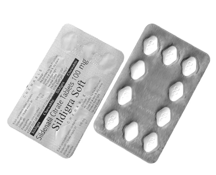 Sildigra Soft Chewable 100 Mg Fast-Acting ED Solution for Men