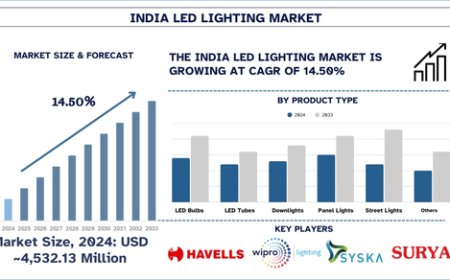 India's LED Lighting Market Size and Forecast (2025-2033) | UnivDatos