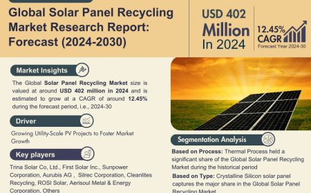 Solar Panel Recycling Market Set for Explosive Growth with 12.45% CAGR by 2030