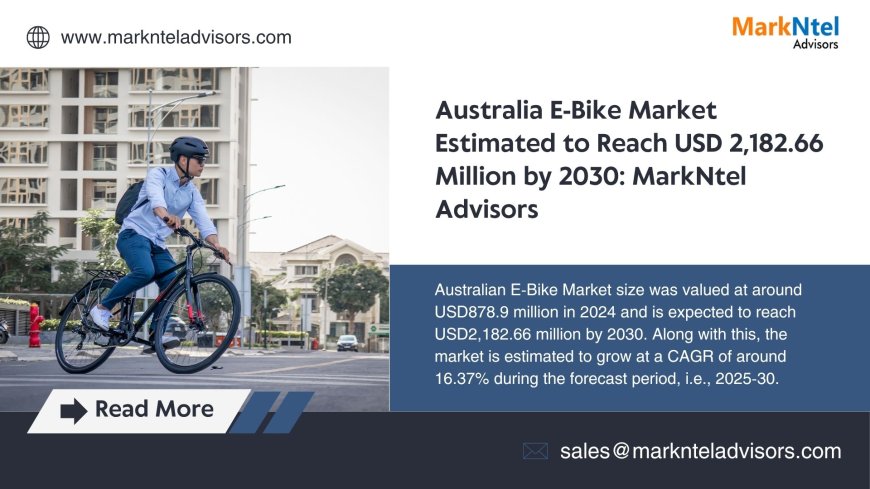 Australia E-Bike Market Size to Reach USD 2,182.66 million by 2030